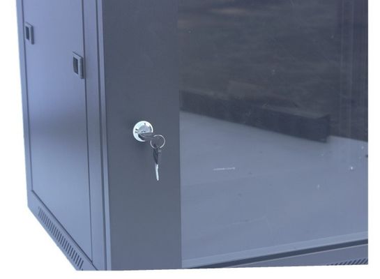gabinete 19" del estante del servidor 9U gabinete de los datos del soporte de la pared/estante negros desprendibles de la red
