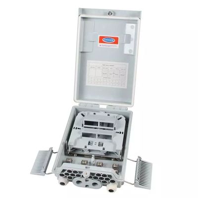 Divisor gris claro del PLC 1x8 de la caja del divisor de la fibra óptica del SM/del milímetro