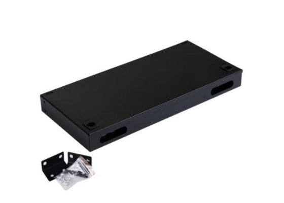 Adaptador fijo del St Upc del panel de remiendo de la base del recinto 12 del soporte de estante de la fibra óptica 1U