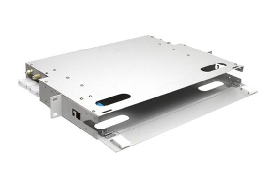 12 caja 19" del soporte de estante del panel de remiendo de la base ODF FC 1U fibra óptica