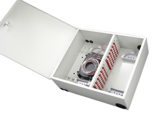 Puerta portuaria de la caja de distribución del recinto de la fibra del soporte de la pared de ODF FC 72F 72 sola