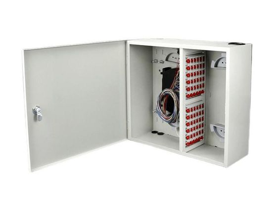 Puerta portuaria de la caja de distribución del recinto de la fibra del soporte de la pared de ODF FC 72F 72 sola