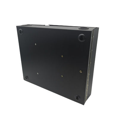 12/24/48 recinto óptico de la fibra del soporte de la pared del negro de los corazones 2door con los carretes y las placas de adaptador