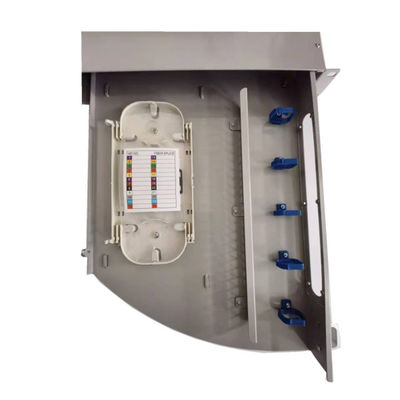 24 Panel de parches de fibra óptica metálica de puerto 1U Tipo de conector dúplex LC
