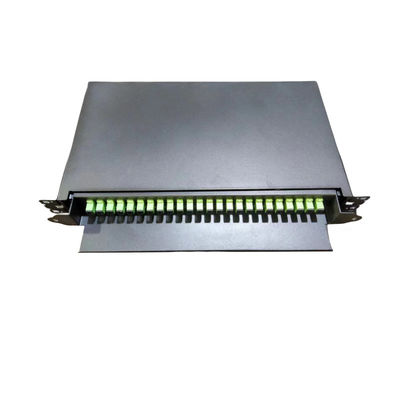 Panel de parches de fibra óptica de 19 pulgadas para cable de modo único o multimodo
