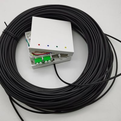 Cajas de terminación de fibra pre-conectadas LC/APC 4 fibras 10-100M Caja de salida de pared 4fo