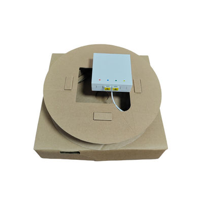 Cajas de terminación de fibra montadas en la pared con 4 puertos LSZH Cable Jacket