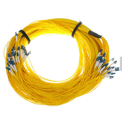 SM 9/125 G652D (OS2) LSZH 12 Cables de salida de fibra óptica de fibras LC/UPC-LC/UPC 1M