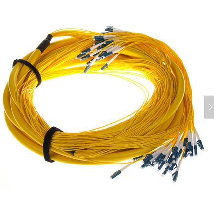SM 9/125 G652D (OS2) LSZH 12 Cables de salida de fibra óptica de fibras LC/UPC-LC/UPC 1M