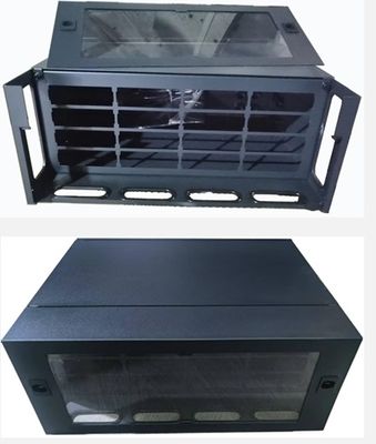 Panel de conexión de fibra óptica para montaje en rack de 19" 4U ODF FOBOT 4U 384 núcleos MPO LC SM OM3 OM4 Panel adaptador Chasis
