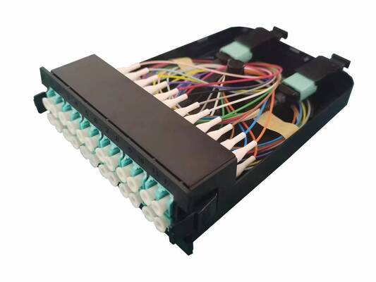 12 Cores MPO-LC MTP-LC SM OM3 OM4 Om5 breakout Cassettes Modules Plastic