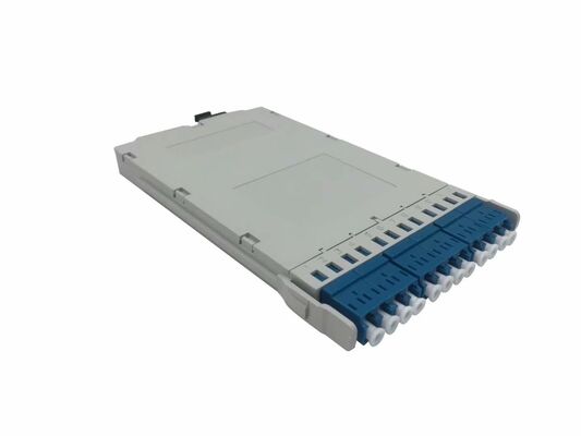 12 núcleos MPO-LC MTP-LC SM OM3 OM4 Om5 casetes de escape módulos de plástico